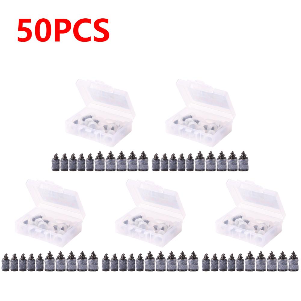 10-70Pcs Car Tyre Repair Rubber Nail Set Universal Car Motorcycle Tyre Repair Nails Truck Scooter Bike Tire Puncture Repair Too