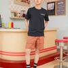 Converse Cargo Shorts Men's Red Brown Moderate 10023406-A01