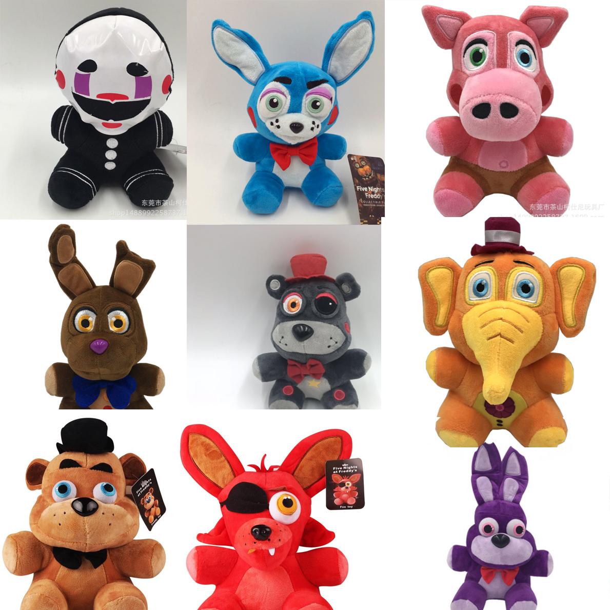 

14 моделей Five Nights At Freddy s 4 FNAF, анимационные и игровые аксессуары, плюшевые куклы, плюшевые игрушки для детей, кролик, медведь, лиса, подарок на день рождения 18cm-30cm