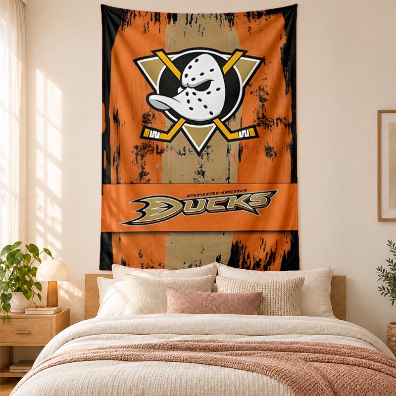 Anaheim Ducks Tapestry highquality for decorating living room bedroom dorm walls ideal as bedroom wallart orholiday gift