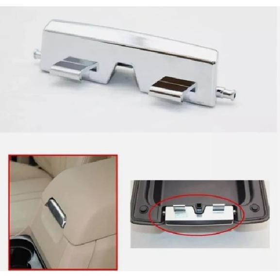 Center Armrest Box Latch Lock Buckle Trim For Land Rover Discovery LR3 LR4 06-14