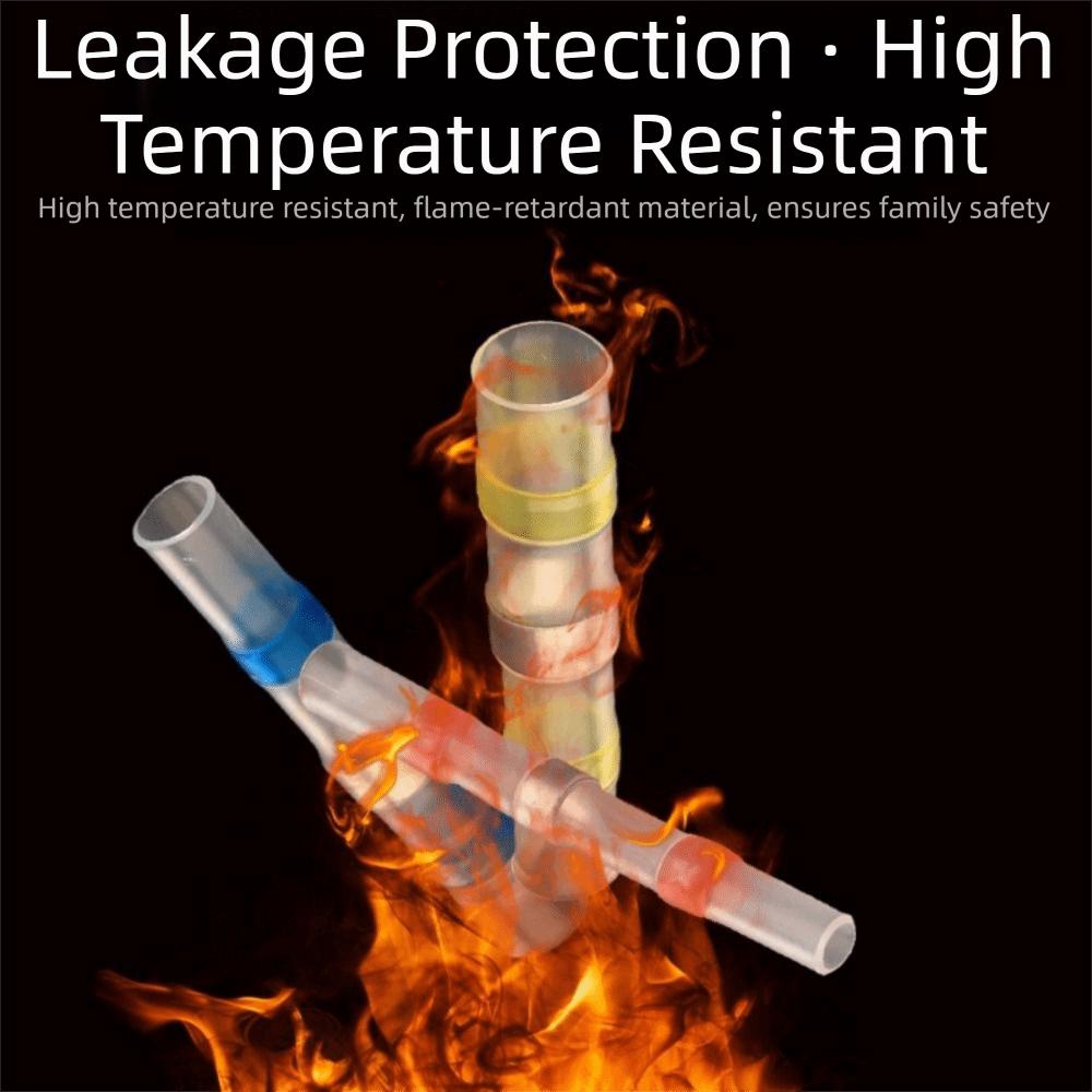 50/100Pcs Thermal Insulation Heat Shrink Tubing Wire Crimp Butt Terminals  Electric Connector Set