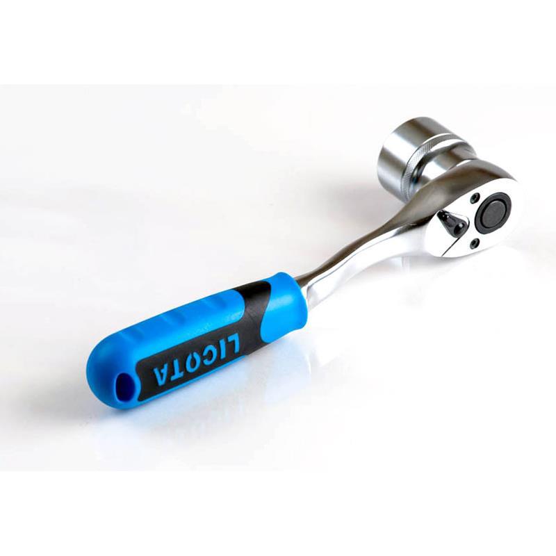 LICOTA Professional Bent Handle Quick Release Ratchet Wrench ALH-11102F