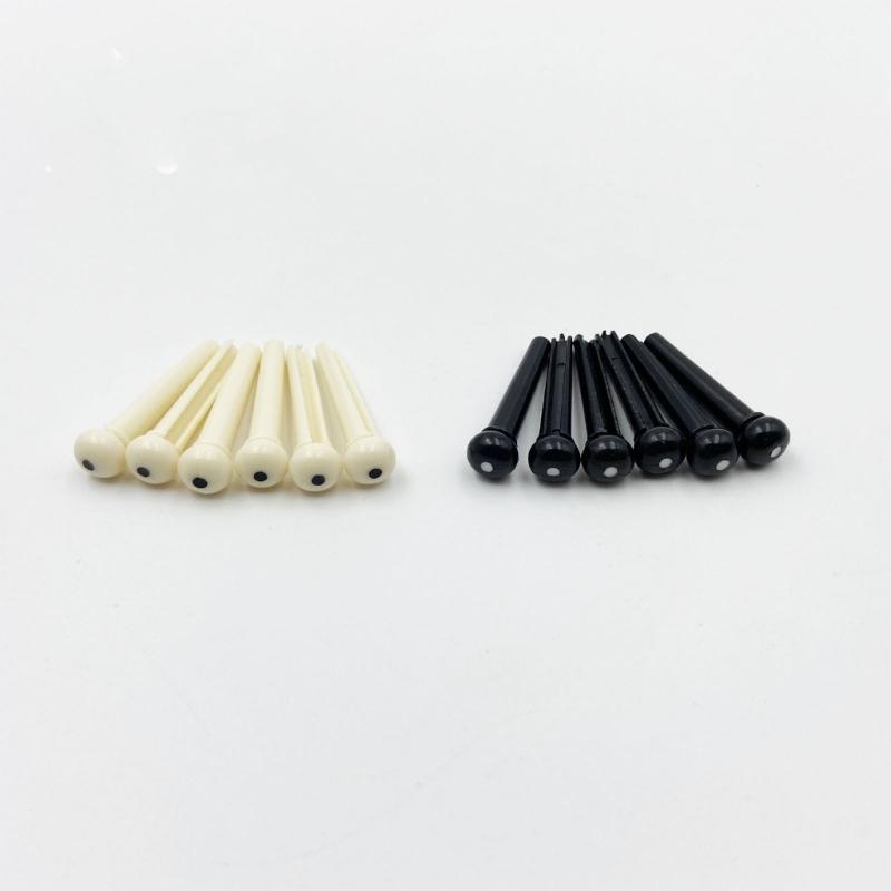 Durability ABS Material Acoustic Guitar Bridge Pins With Improved Vibration Transfer For Clear Tones