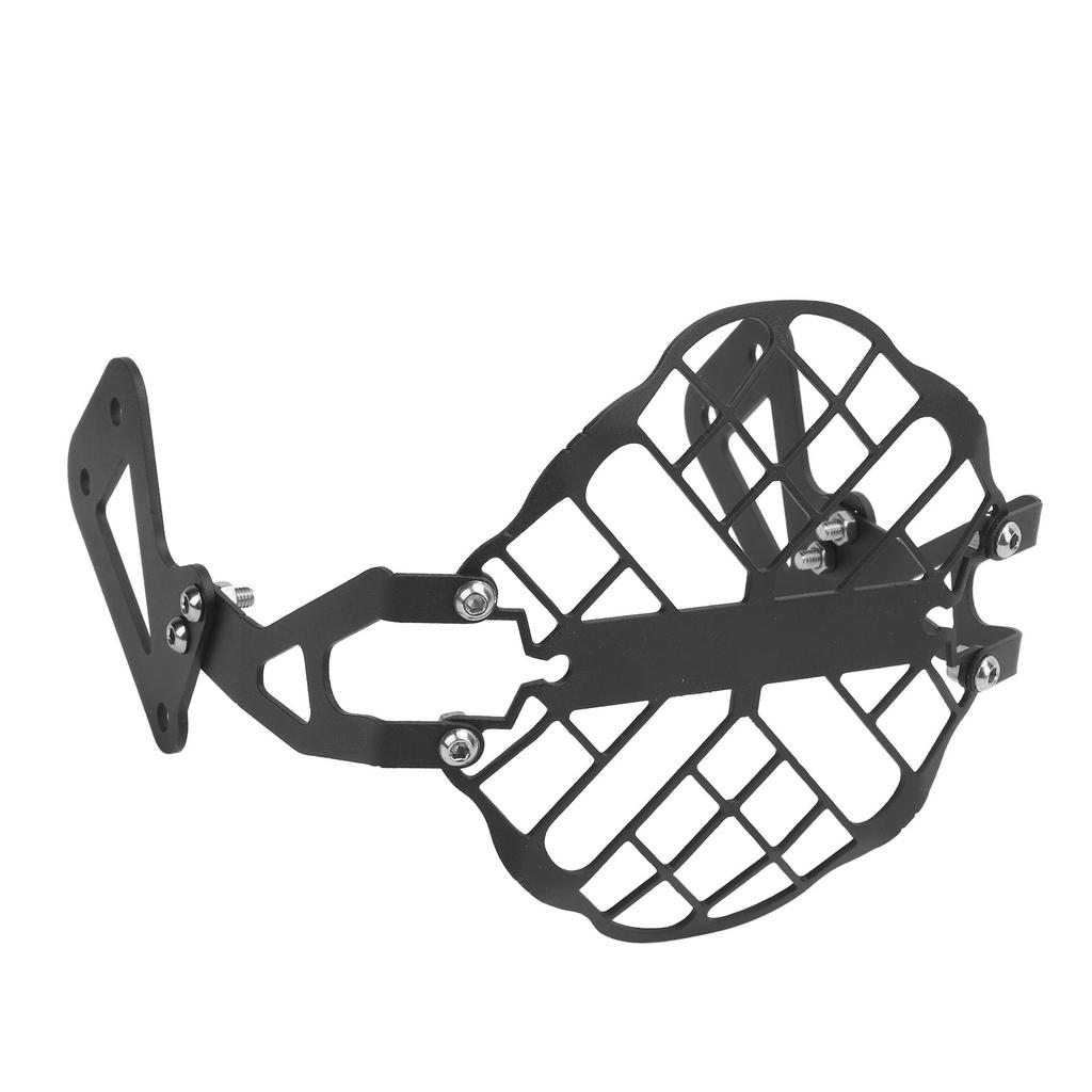 Motorcycle Front Headlight Guard Grille Aluminum Alloy Weather Proof Headlamp Grille Cover