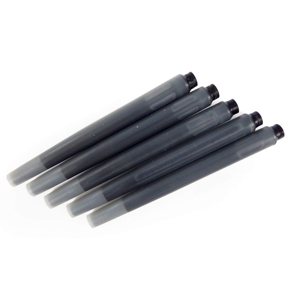 Parker Quink Black Ink Cartridges, 5-Box Set (5 Cartridges Per Box) S1162210 S0116200
