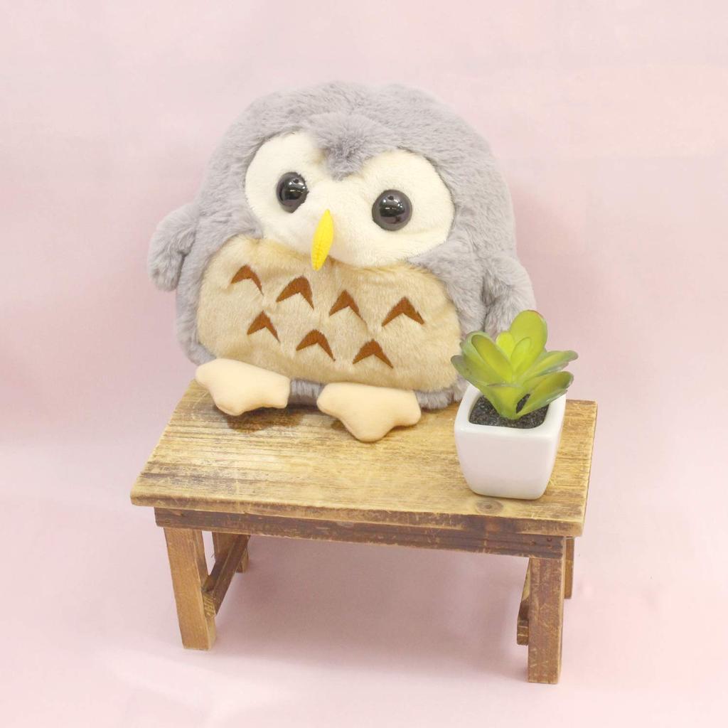 Take Off Lucky Owl Medium Grey