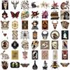 50 Romantic Gothic Graffiti Stickers Decorate Guitar Laptop Suitcase DIY Waterproof