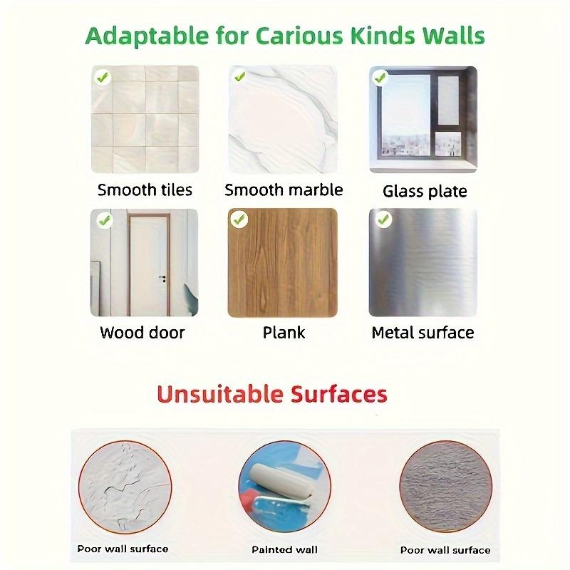 1ks Samolepicí držák toaletního papíru do kuchyně a koupelny - Snadná instalace, bez vrtání, odolný plastový materiál, nástěnný stojan na papírové kapesníky