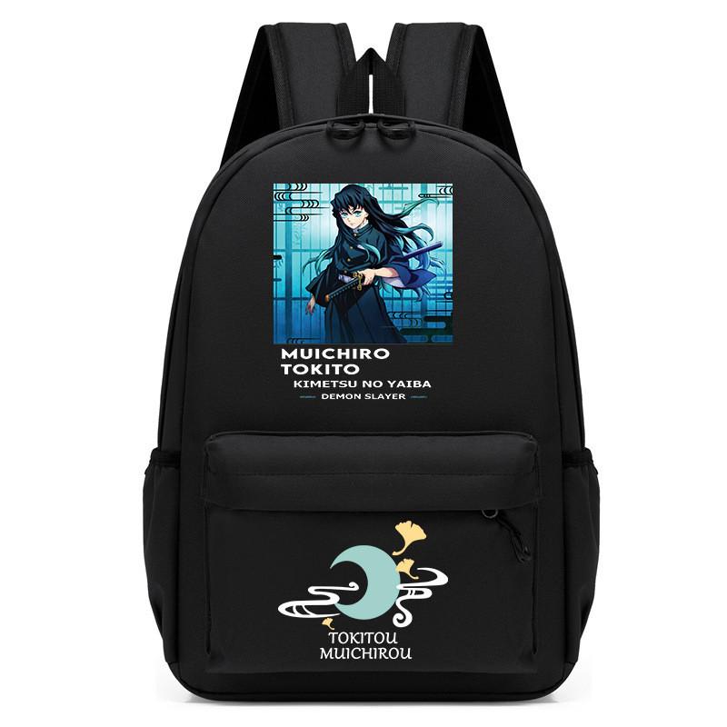 Demon Slayer Anime Print Backpack Student School Lightweight Small Bag