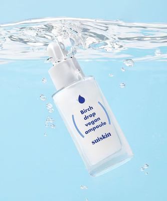 Suiskin Birkenwasser Feuchtigkeitsampulle 35ml – Ultra-Beruhigende Vegane Feuchtigkeitspflege