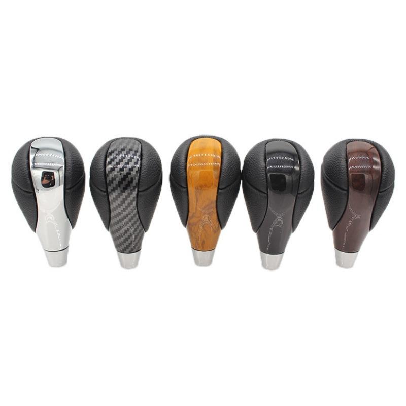 For Toyota/Lexus Automatic Gear Lever Knob - 8mm Threaded Leather Shifter (Hole-Free), Long-Lasting Car Interior Accessories