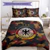 Germany Football Printed Bedding 3 Piece Set Cozy Breathable Bed Cover Set As Housewarming Holiday Gift