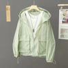 Women Sunscreen Coat Loose Large Size Breathable Sun-Protective Clothing Jacket Fashion Outdoor Thin Quick-Drying Top Female