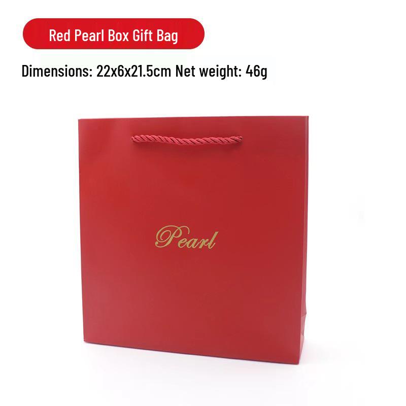 Velvet Jewelry Set Box for Pearl Necklaces, Rings & Pendants - Gold & Silver Storage