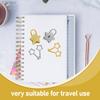 2Pcs Star Shaped Lock Mini Padlock for Travel Luggage Diary Book Storage Boxes Security Locker Lock Small Padlock