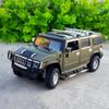 1:24 HUMMER H2 Modello Auto in Lega Metallo Pressofuso Veicoli Fuoristrada Collezione Modelli Auto Alta Simulazione Giocattolo per Bambini Regalo Ornamenti