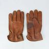 1 Pair Brown Color Work Gloves Premium Cowhide Leather Gloves Riding Gloves  Outdoor Biker