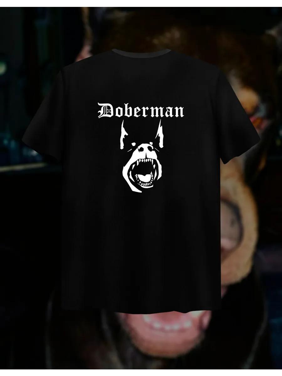 Doberman print T-shirt S