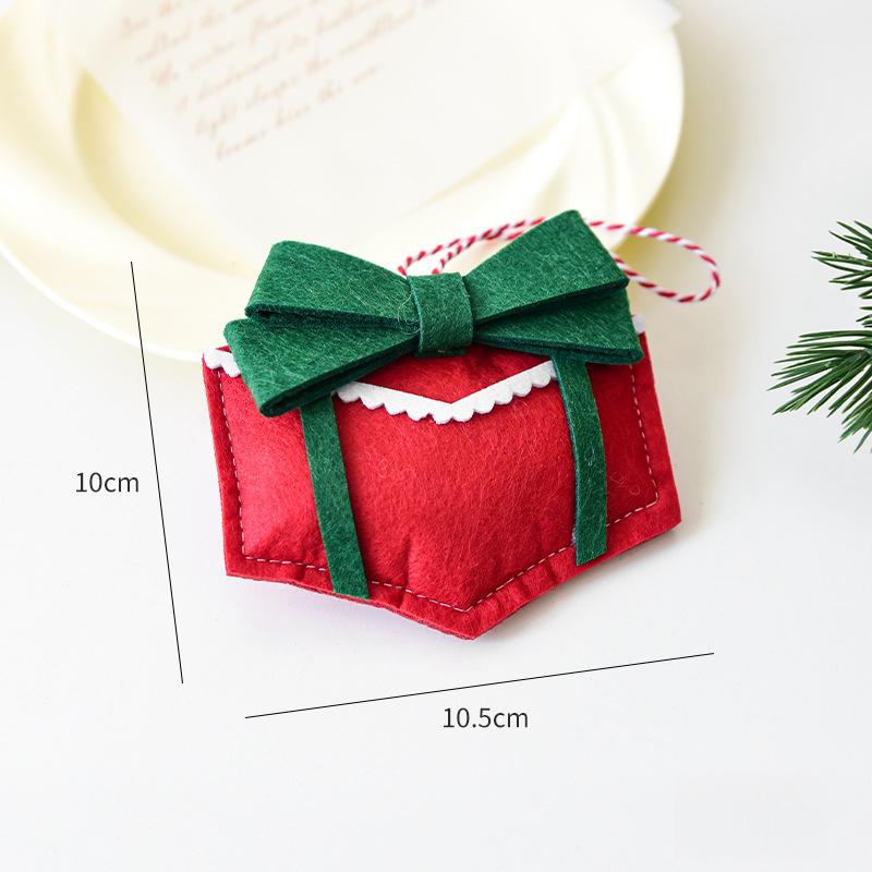 Christmas Decorations Mini Christmas Gift Bag Christmas Hat Small Ornaments Christmas Tree Hanging Decorations