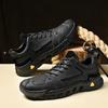 Men's shoes 2024 new outdoor men's casual sports shoes men's leather soft-soled hiking tooling shoes large size