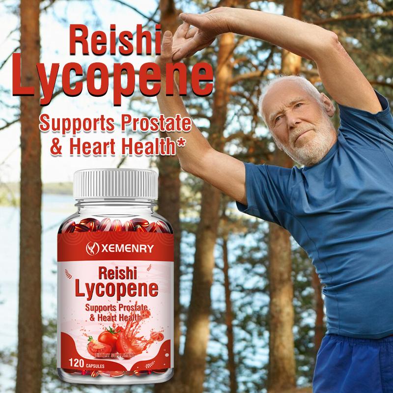 Reishi Lycopene 300mg -Organic Reishi Mushroom Spore-Antioxidant Prostate Health