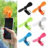 2v1 mini přenosný mobilní telefon ventilátor chladič pro Android pro iPhone pro Samsung pro Huawei pro iPad