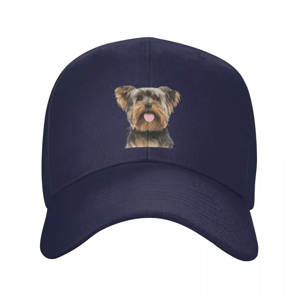 Custom Yorkshire Terrier Baseball Cap for Unisex Women Adjustable Yorkie Dog Dad Hat Outdoor Snapback Hats