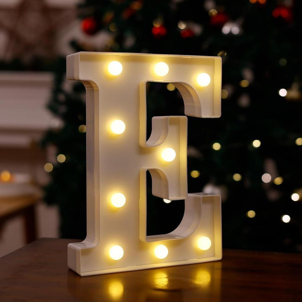 LED Letter & Number Lights: Multicolor Decorations for Birthdays, Proposals, Weddings, and Parties