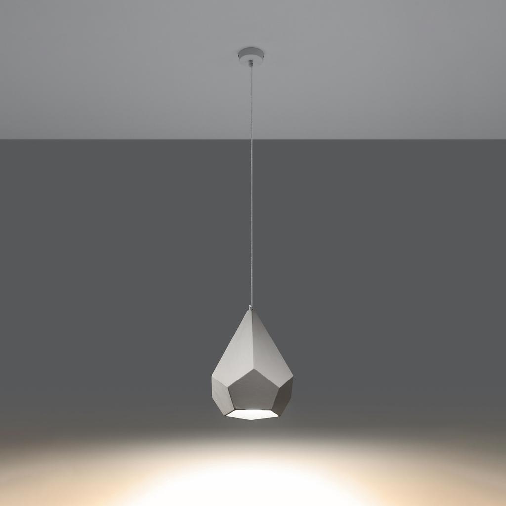 Lampa Wisząca Inclino 1 E27 Biały Lumilo 08.324.44