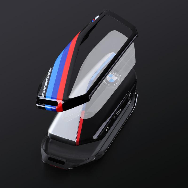 Capa/Estojo para Chave de Carro BMW 740i 760i Série 5 G60 X1 X2 X5 X6 X7 IX1 IX2 IX I5 I7 G05 2023 em ABS+TPU para Controle Remo jbzh05