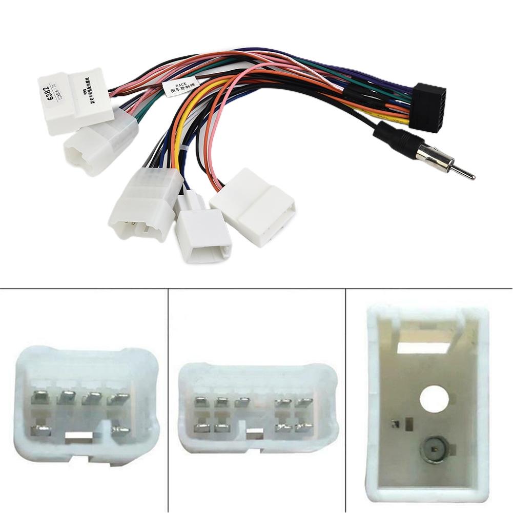 Auto Stereo Wiring Harness Connectors For Toyota Radio Install Cable Plugs