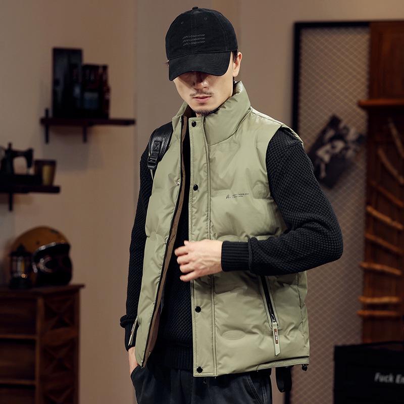 Men's 2025 Winter Down Vest - Thick, Warm, Sleeveless Jacket