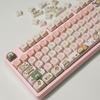 118 Tasten Pinkes Schwein Tastenkappen PBT Farbsublimation MOA Profil für Schalter Passend für 61/64/68/87/96/104/108 Tastatur Tastenkappen