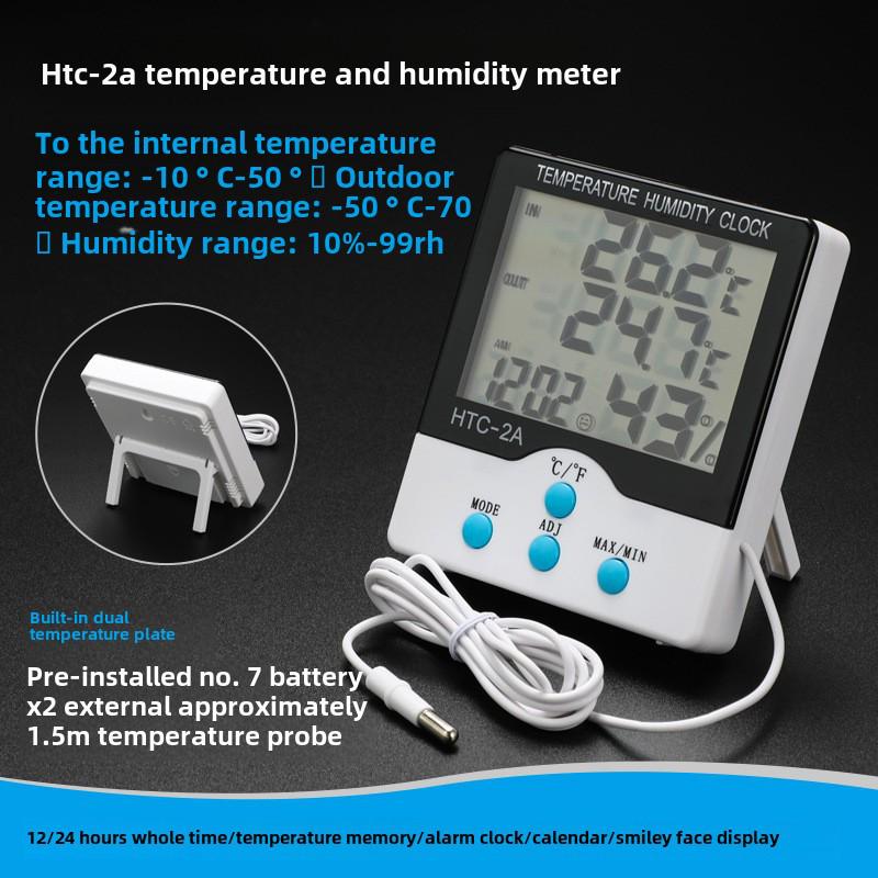 Digitales Indoor-Thermometer & Hygrometer mit hochpräzisem Großdisplay
