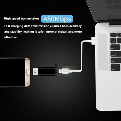 Adaptér USB typu C na micro USB pro telefon, tablet, micro USB samec na typ C samice pro nabíjení telefonu
