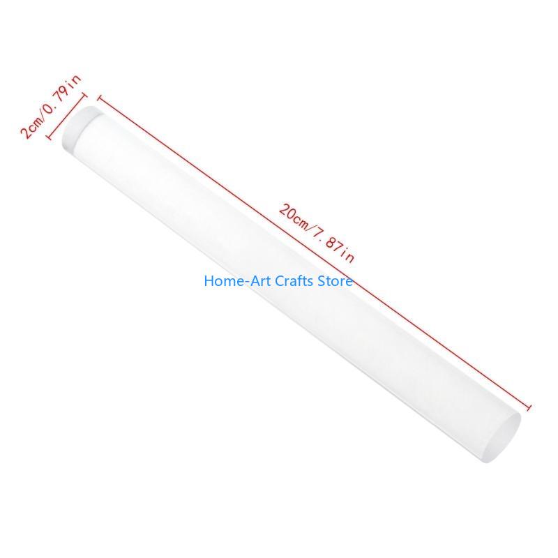 Y3NA Прозрачный акриловый ролик для раскатывания глины, мастики, для выпечки