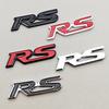 3D ABS Car Sticker Logo RS Letters Rear Trunk Emblem Badge For Road Sport Cruze Camaro Trax Blazer Malibu Accessories
