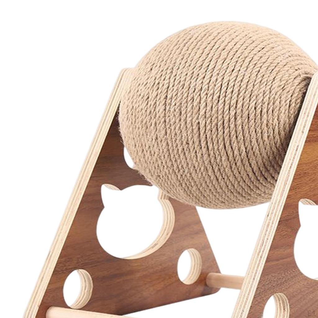 Sisal Cat Scratch Ball, Scratching Toy, Wear-resistant Interactive Pet Toy