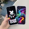 RE32 Game Over Transparent Phone Case for LG K22 K30 K40 K40S K41 K42 K50 K50S K51 K51S K52 K61 K62 K71 K92 Q60 Q61 V40 V50 V60