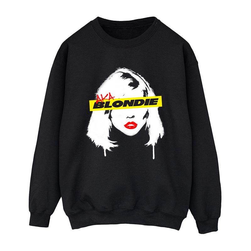 Blondie Sweatshirt mit Graffiti-Motiv für Damen