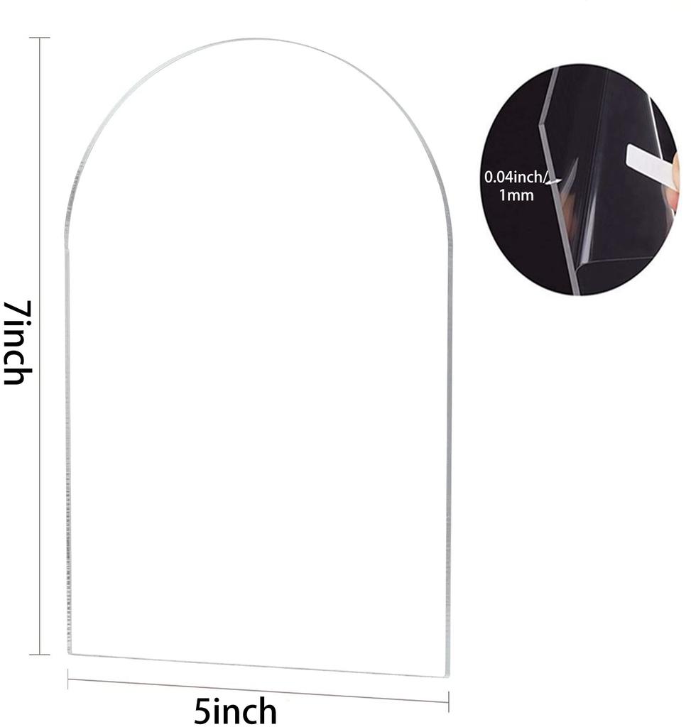 Wholesale Clear Acrylic Sheet Acrylic Panel Cast Board for Picture Frame Glass Replacement, DIY Projects, Craft, Painting,Sign
