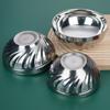 Fell -resistant Soup Bowl Anti Scalding Canteen Bowl Household Stainless Steel Bowl  Children