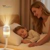 Compact Star Projector Lamp 2-in-1 Night Light, Starry Sky Ambient with Films, Kids Bedroom Decor USB Powered Dual-Mode for Sleep And Decoration