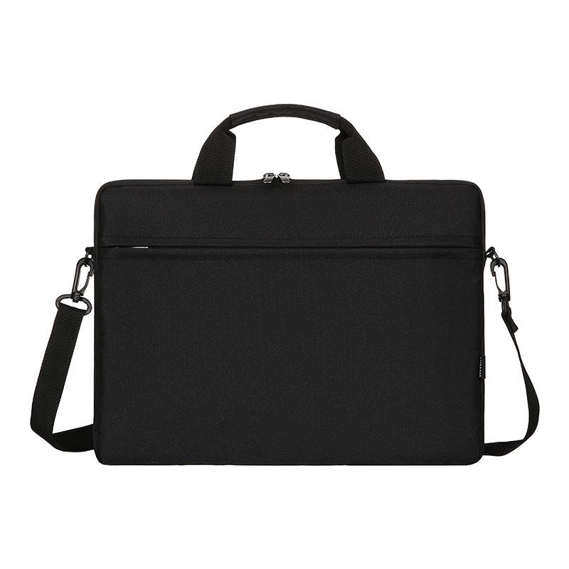 Simple and Thin Computer Bag Portable Men's Business Briefcase One-shoulder Flat Lid Bag