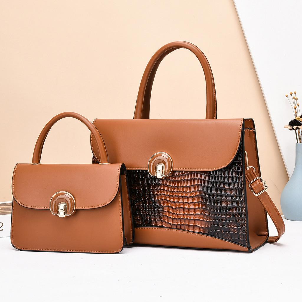 Mother Capacity Large And Child Package With Serpentine Print Design Daily For