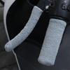 Motorcycle Handle Grip Covers Soft Stretchable Plush Cycling Handlebar Brake Lever Cover Set Handlebar Cover Coldproof Warm Pad