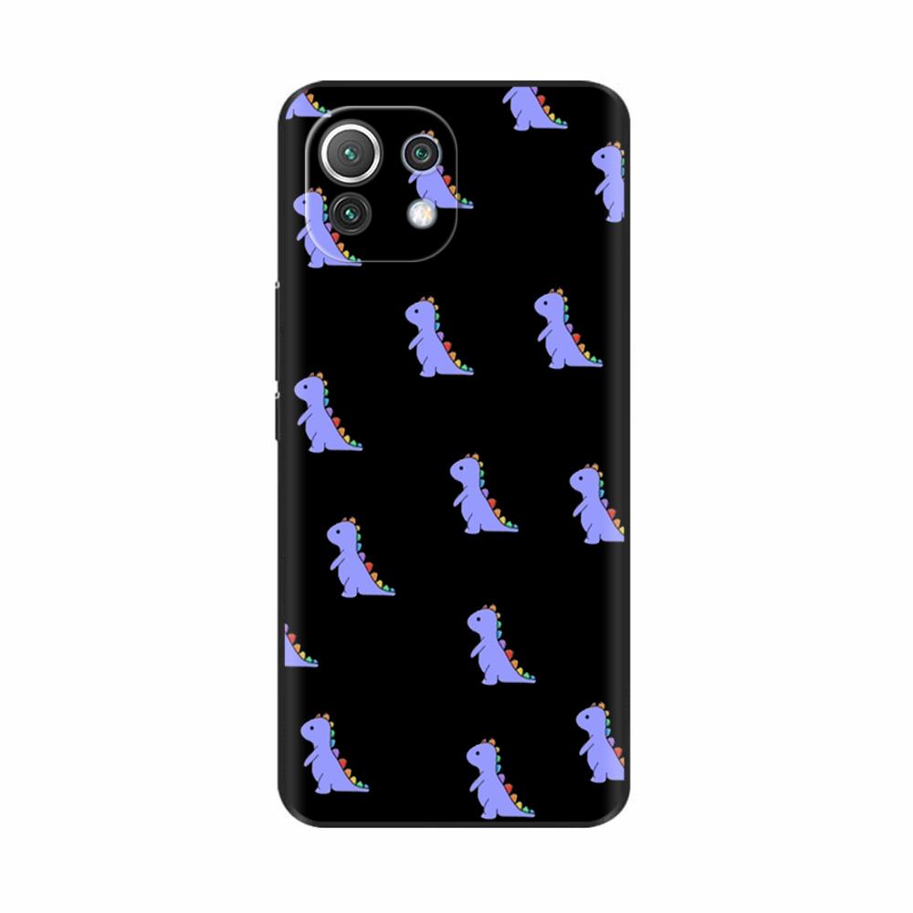 For Xiaomi Mi 11 Lite 5G NE Case Painted Soft Silicon Phone Back Cover For Xiomi Mi 11 Lite Case Mi 11 Lite Mi11 11i Shell Cover