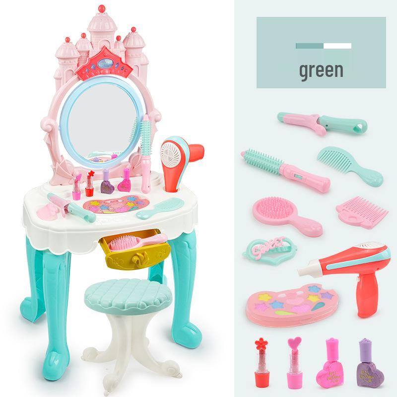

Детский туалетный столик и стул принцессы - Косметичка и подарок на день рождения