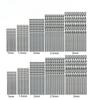 60Pcs/set Titanium-plated Twist Drills  Drill Bits, Open-hole Drilling Straight Drilling Round Shank Small Twist Drill Combination